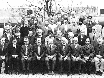 Einige Mitglieder zum 100-jährigen Vereinsjubiläum 1988
